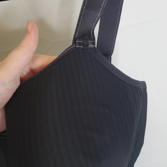 NWT Freya Black Striped Idol Balcony T-Shirt Bra Size 32H - Picture 8 of 13